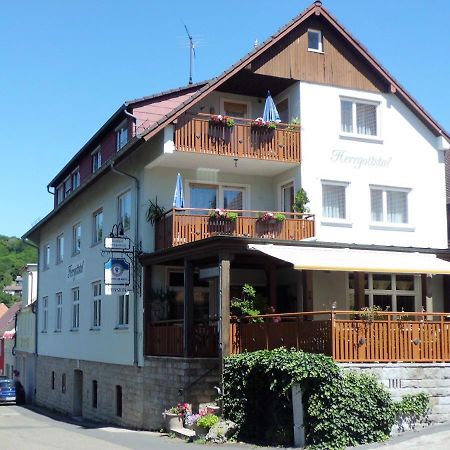 Restaurant - Pension Herrgottstal Creglingen Esterno foto