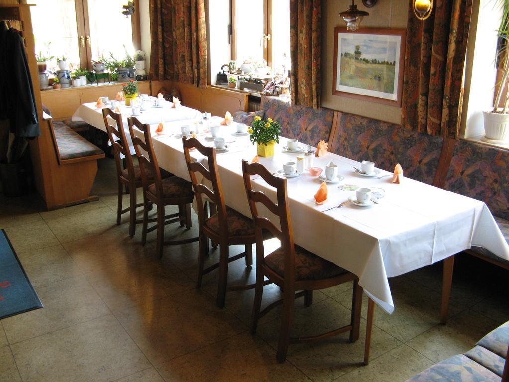Restaurant - Pension Herrgottstal Creglingen Esterno foto