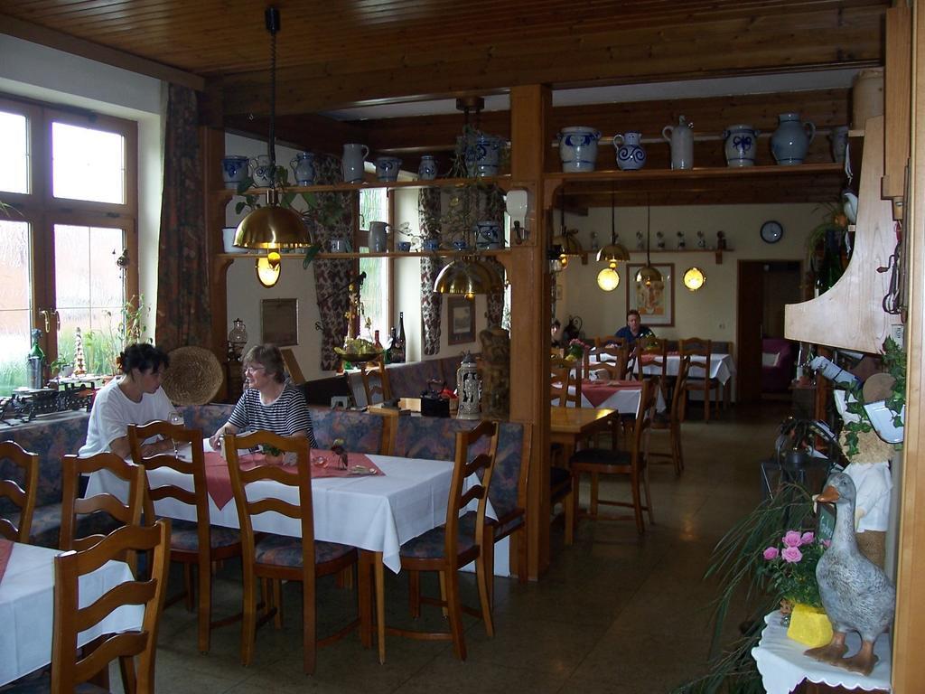 Restaurant - Pension Herrgottstal Creglingen Esterno foto