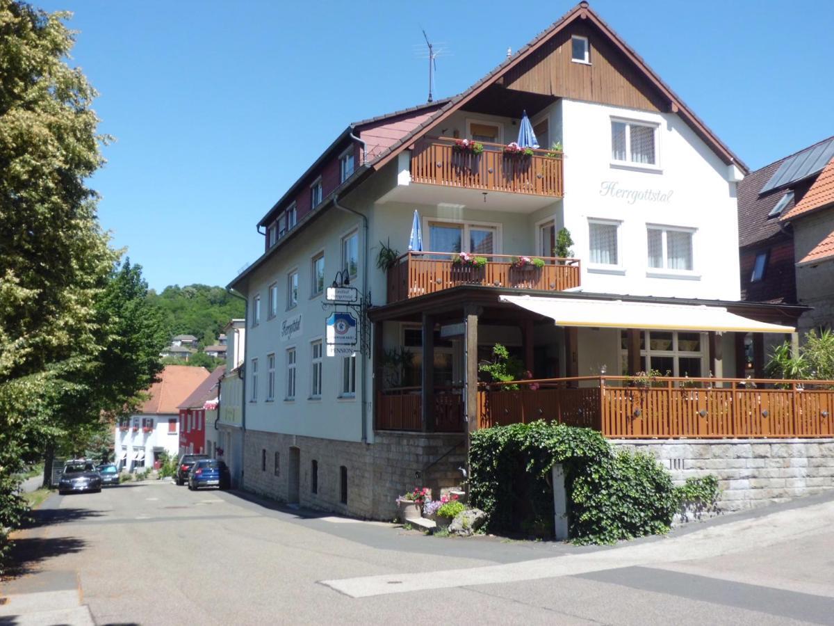 Restaurant - Pension Herrgottstal Creglingen Esterno foto
