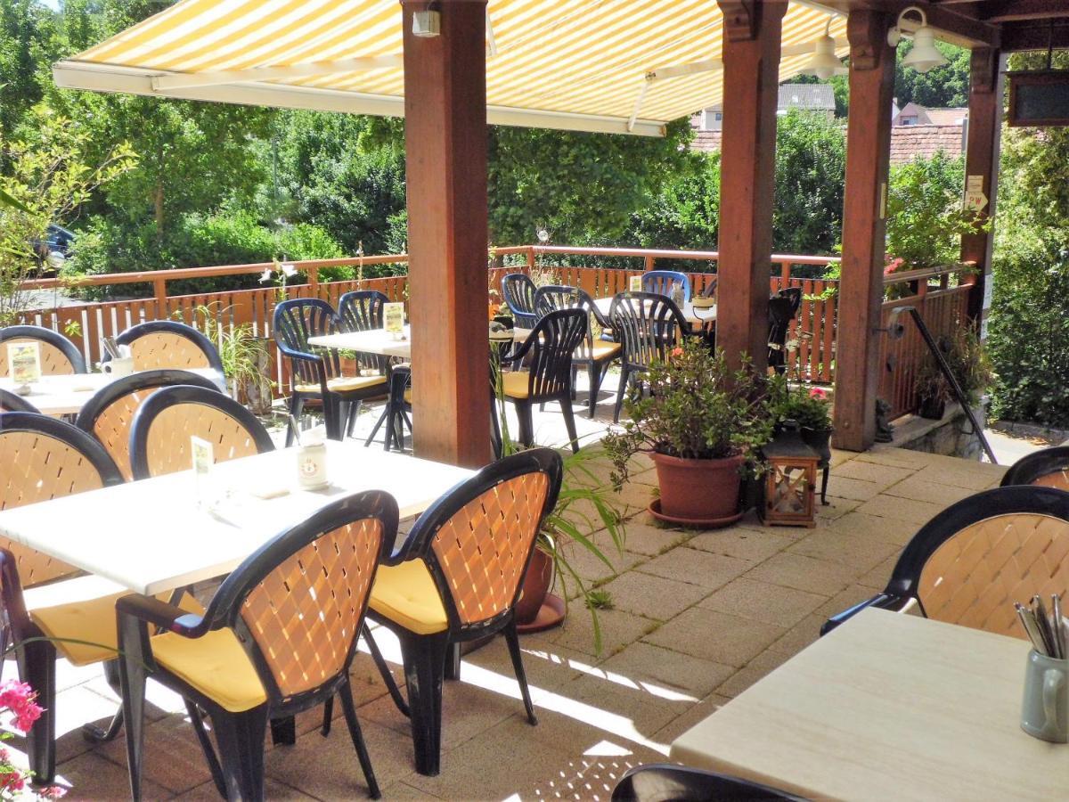 Restaurant - Pension Herrgottstal Creglingen Esterno foto