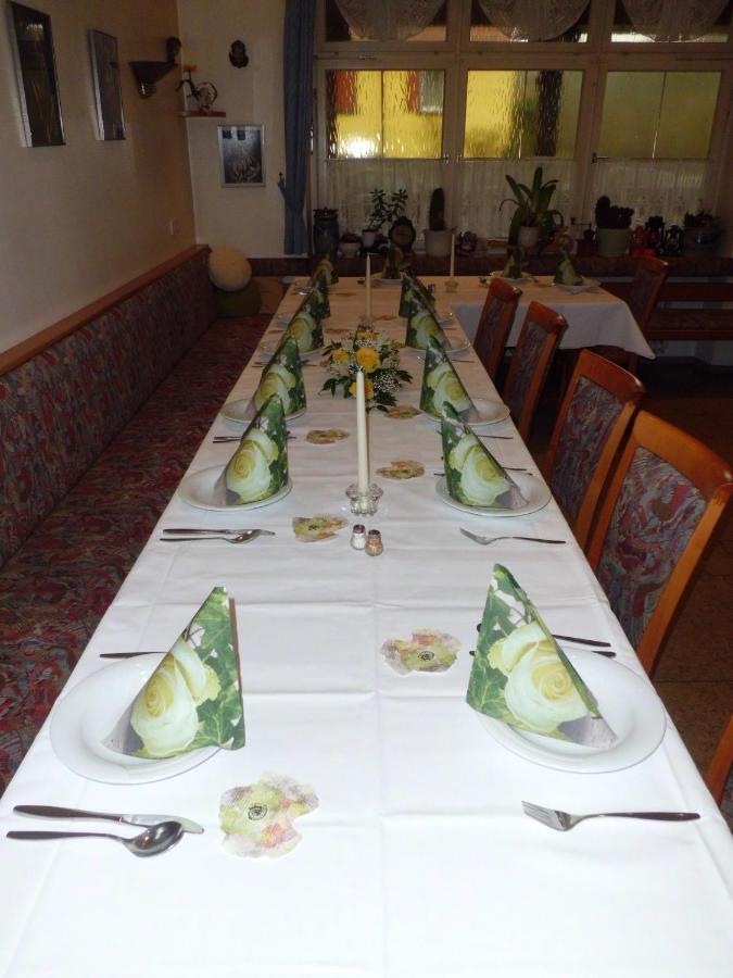 Restaurant - Pension Herrgottstal Creglingen Esterno foto