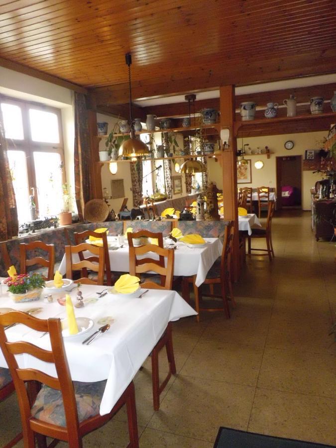 Restaurant - Pension Herrgottstal Creglingen Esterno foto